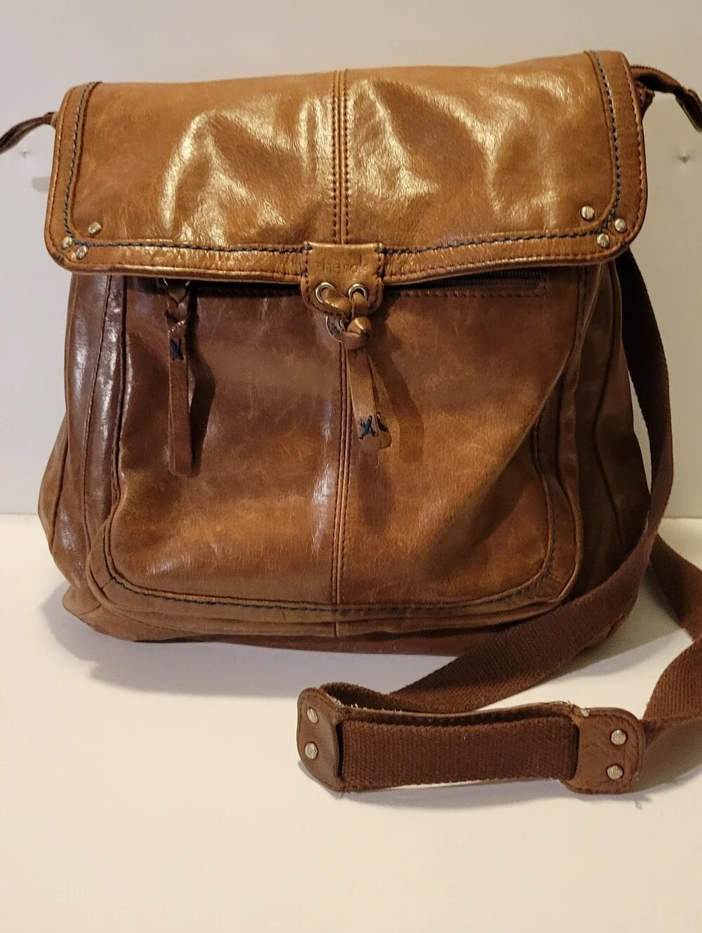 The Sak Ventura Convertible Distressed Brown Leather Backpack